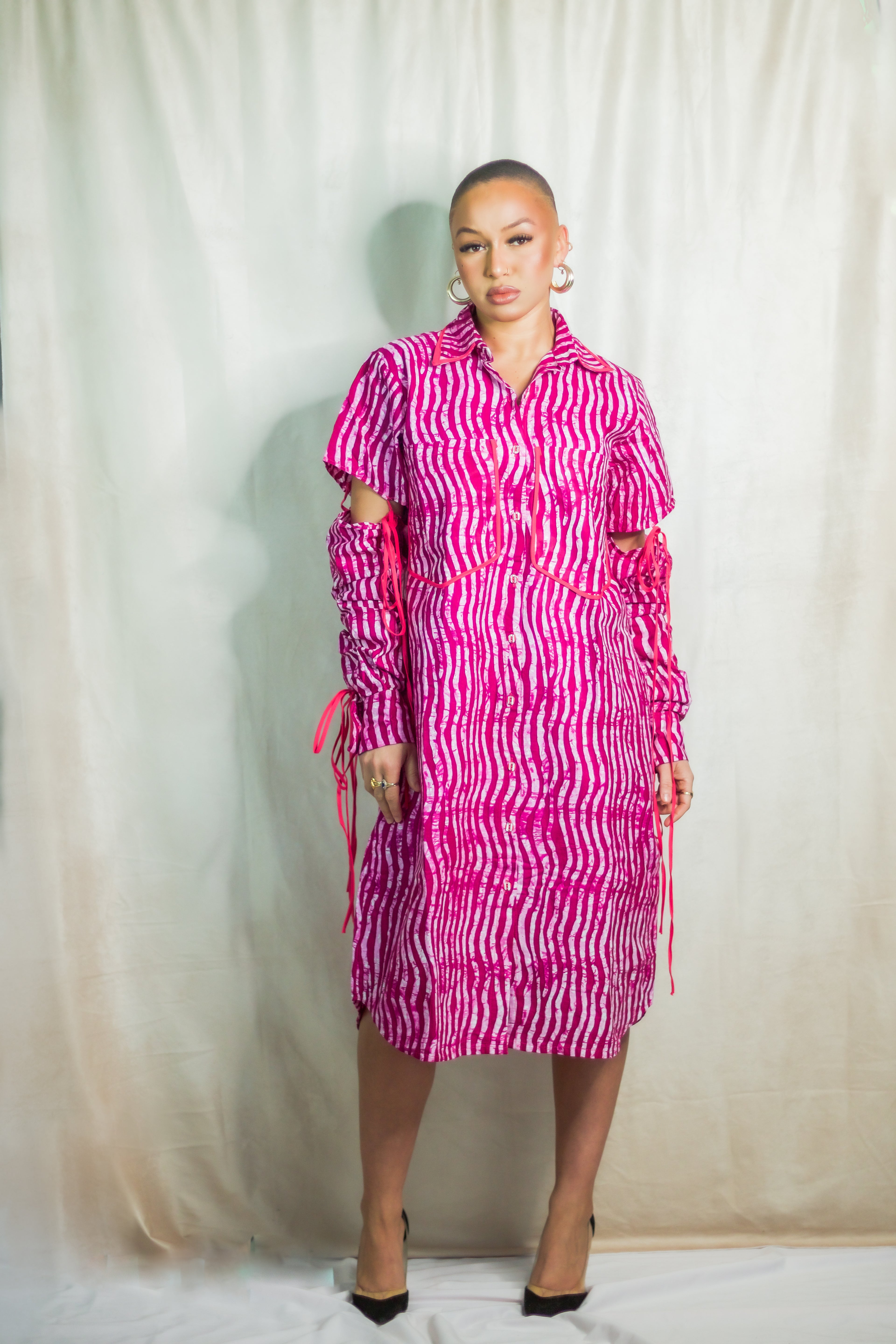 LADE SHIRT DRESS